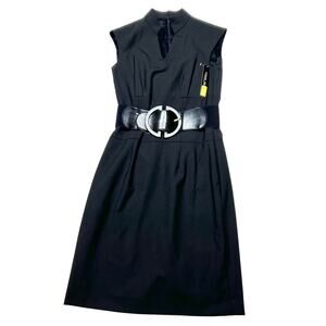 Antonio Melani Nasira Sleeveless Belted Dress Womens Size 2 New with Tags